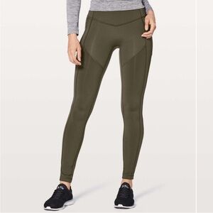 Lululemon All The Right Places Pant II 28” in Olive, Size 4